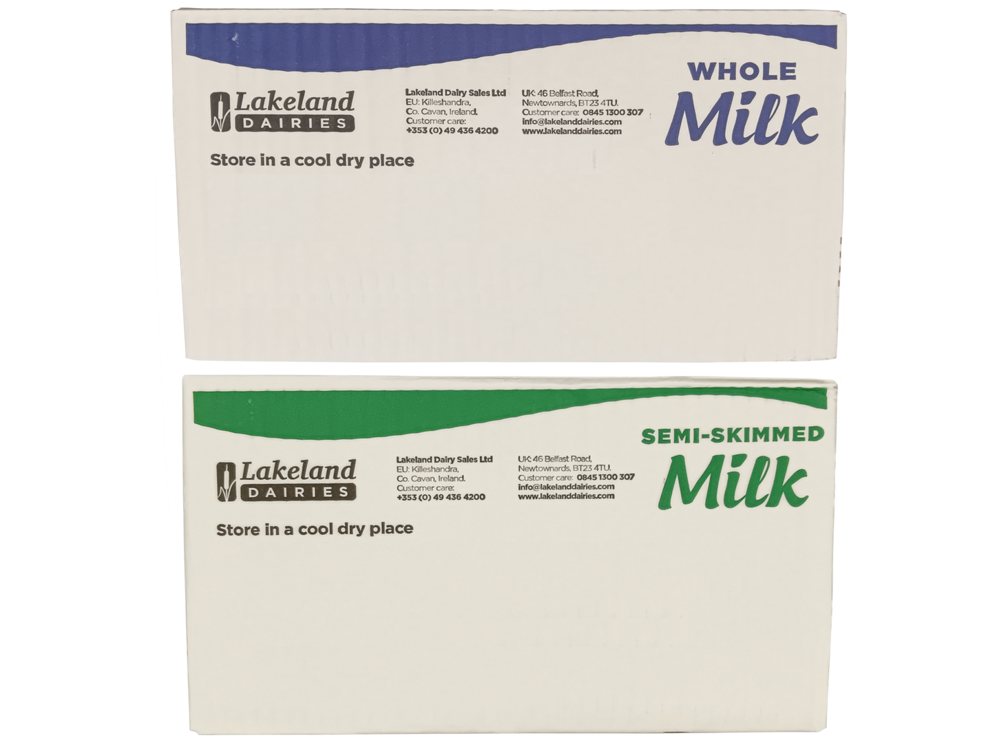 120x Semi Skimmed vs Whole Milk 12ml Pots UHT Long Life Jiggers Portion Lakeland