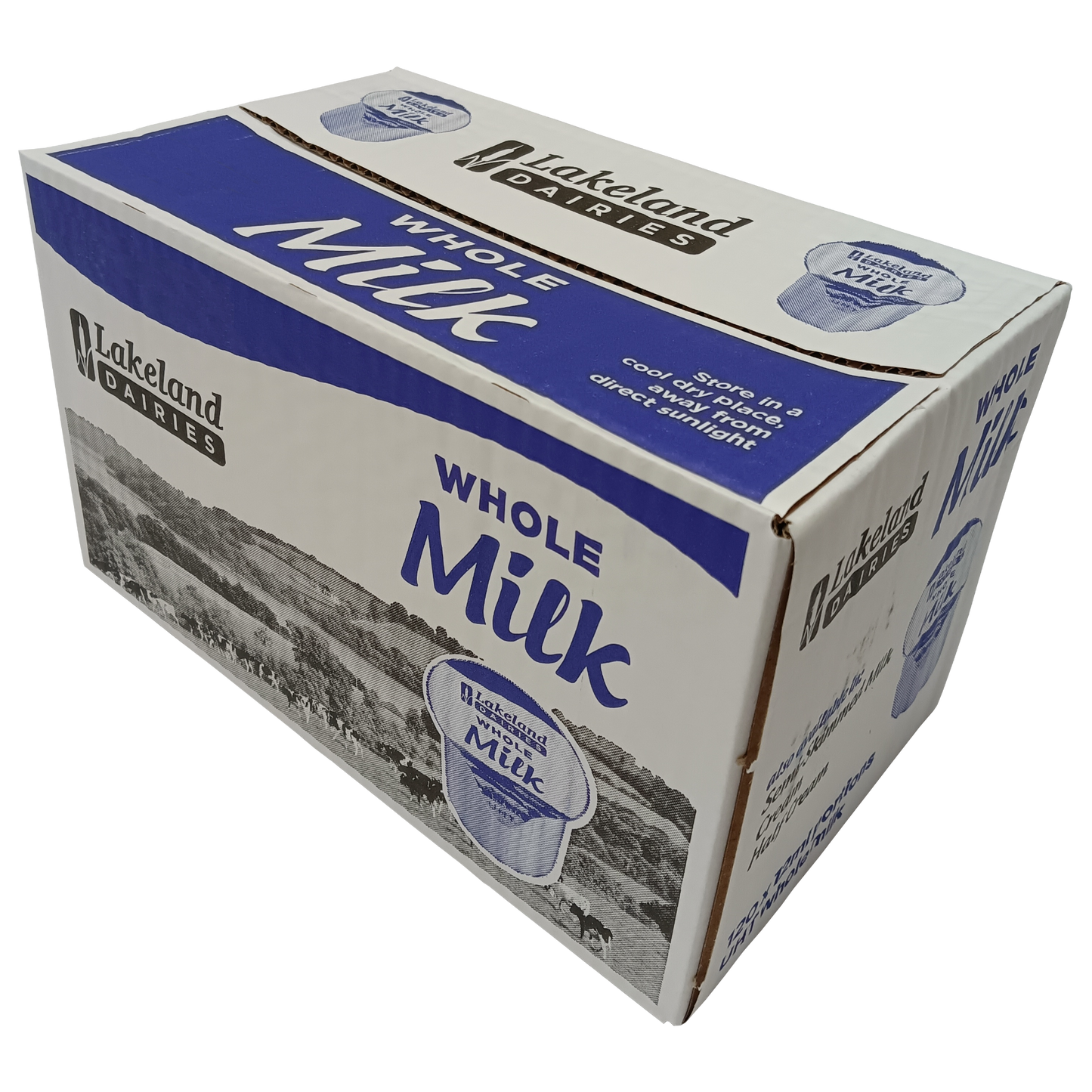 120x Semi Skimmed vs Whole Milk 12ml Pots UHT Long Life Jiggers Portion Lakeland