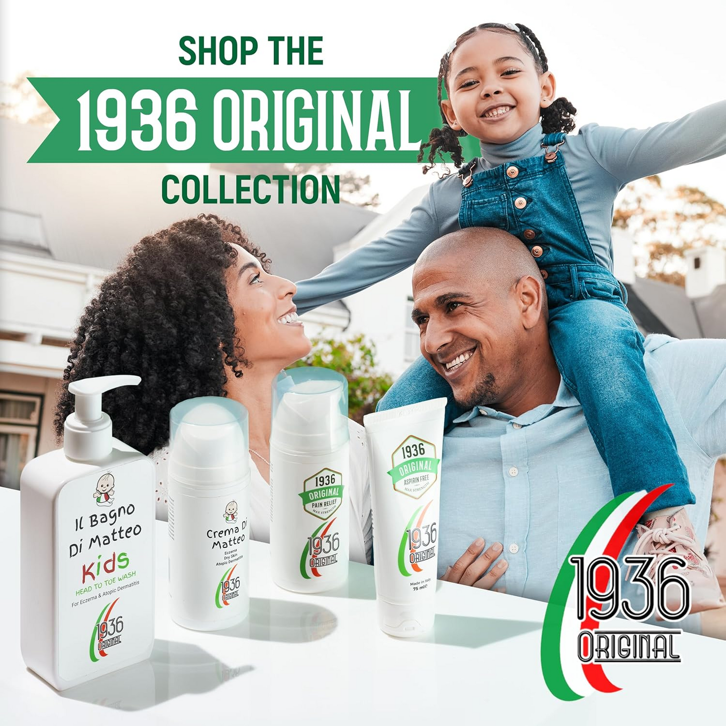 1936 Original Crema Di Matteo Cream - 100ml | Natural Eczema Relief for All Ages | Gentle Daily Moisturizer