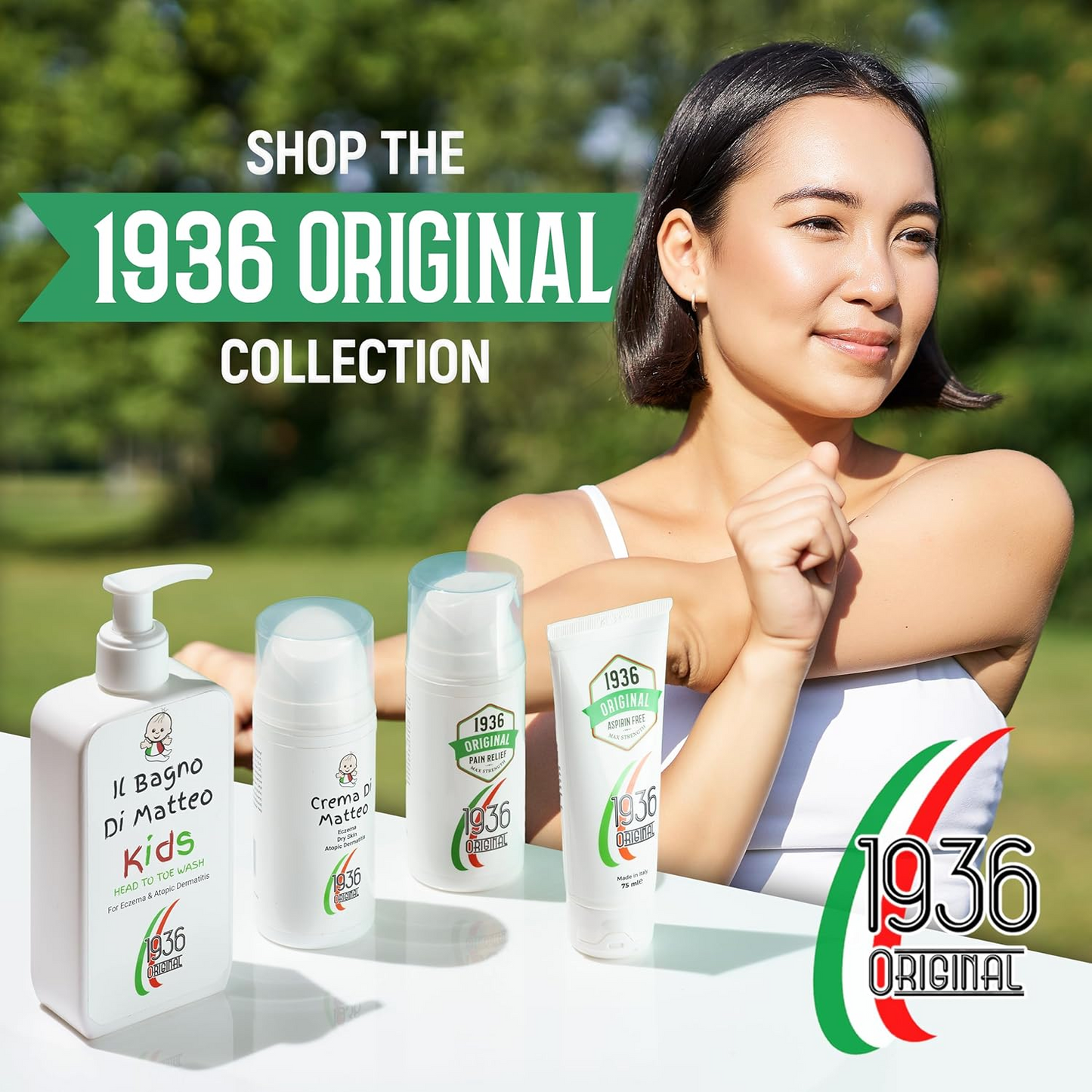 1936 Original Pain Relief Cream - Maximum Strength, Fast-Acting Relief with Natural Ingredients - 100ml, Made in Italy