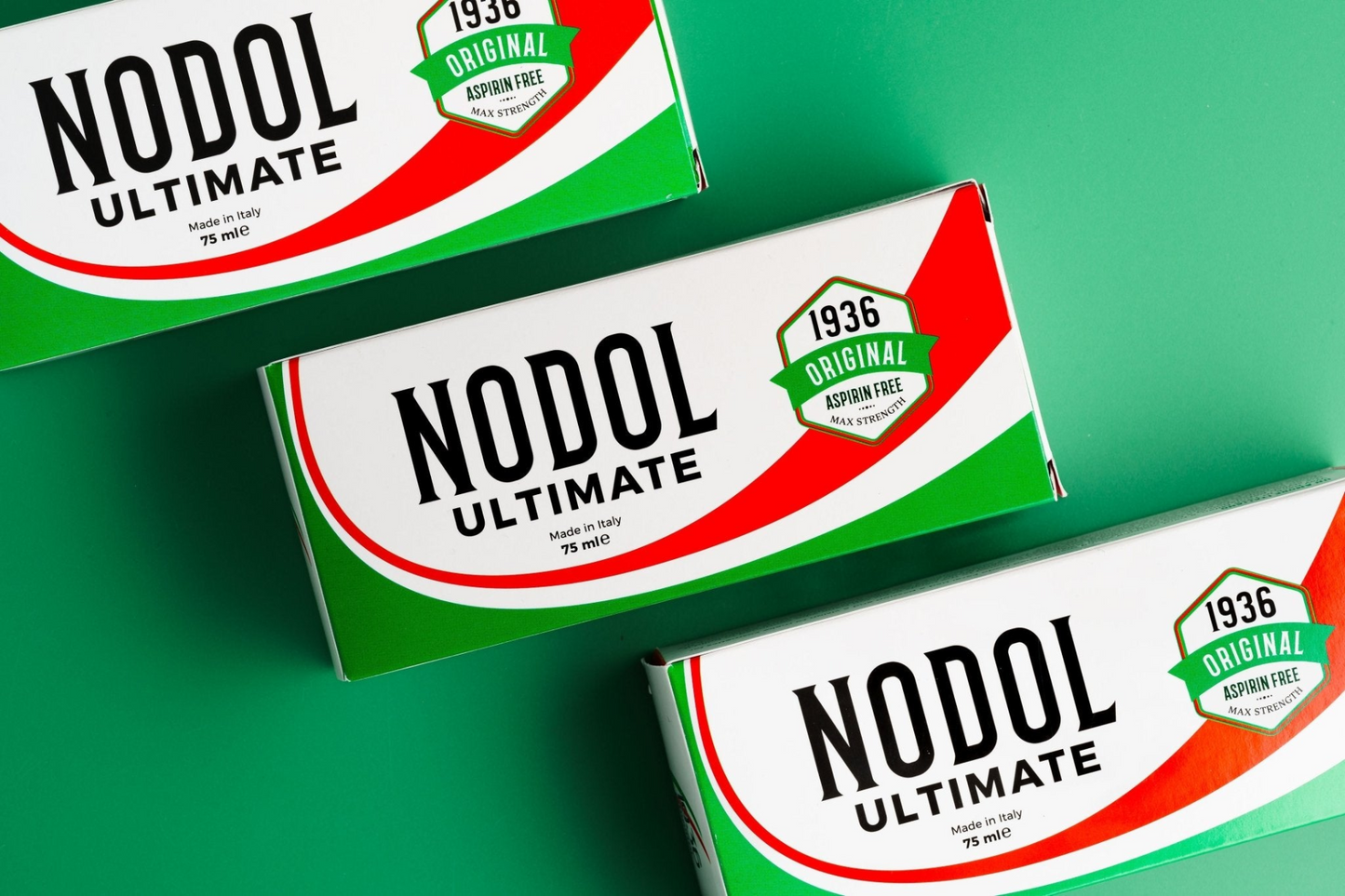 1936 Original Nodol Cream - Fast Acting, Aspirin-Free Joint & Muscle Pain Relief - 95% Natural, Odour-Free, 75ml